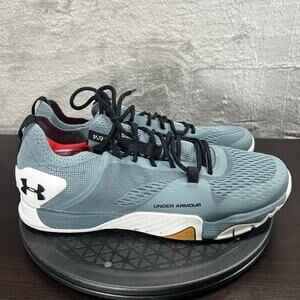 Under Armour UA TriBase Reign 2 Mens Size 10 Blue Lace Up Sneakers Shoes